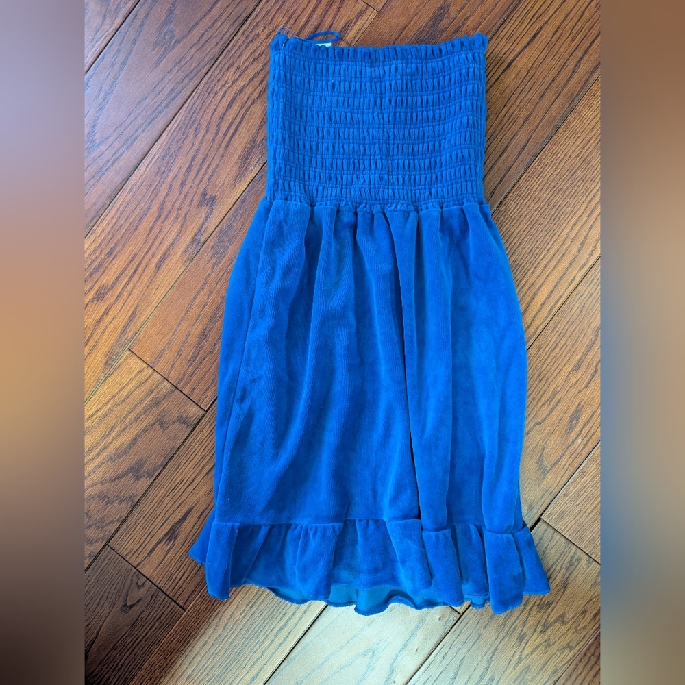 Juicy Couture - Strapless Bluer Terry Cloth Y2K Throwback - Picture 4 of 5
